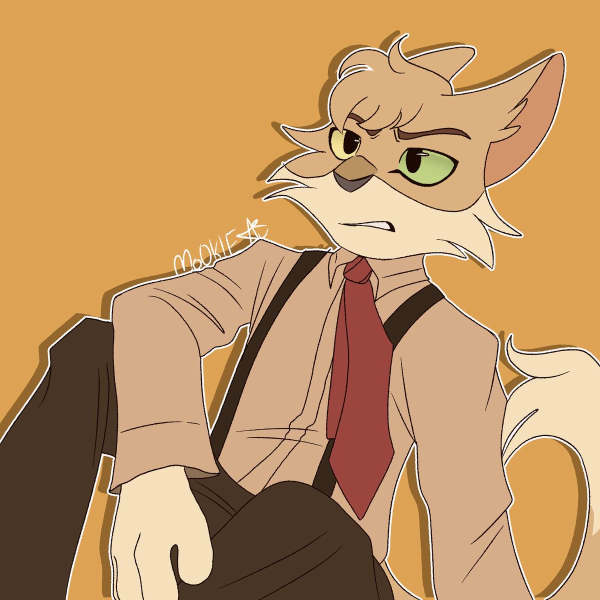 Art trade from <a href="/Mookie/">Charlie Pritchett</a> on Discord 

#lackadaisy #lackadaisyOC #LackadaisyCats