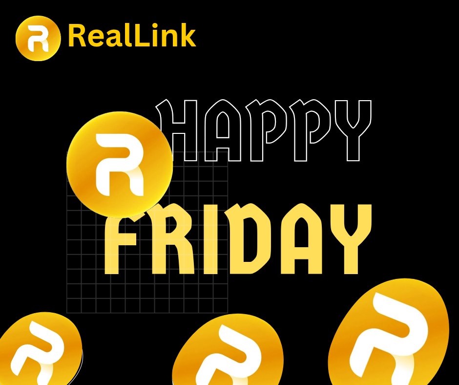 💛 Happy Friday to all creators, earners &amp; believers in the RealLink revolution!
Let your content shine, and let $REAL do the rest. 💥

Credit by <a href="/RealLink001/">$REAL</a>