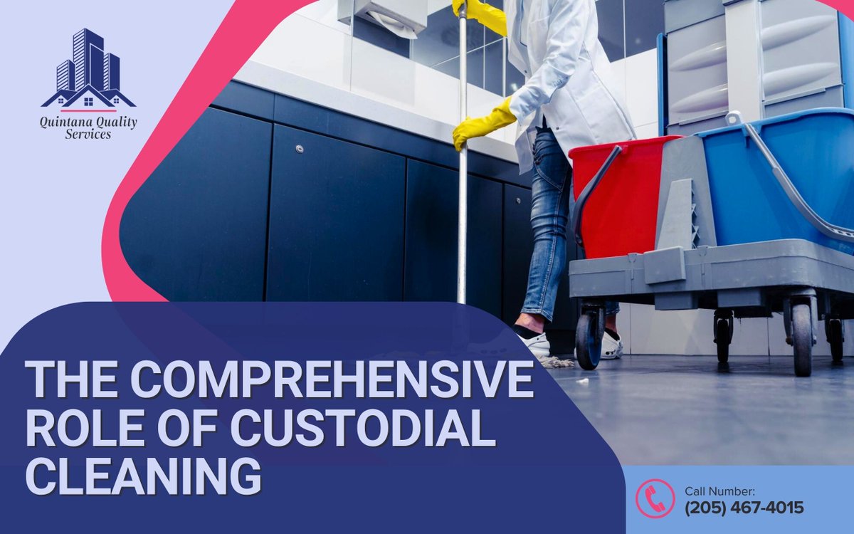 QuintanaQuality's tweet image. 🧹 Custodial cleaning goes beyond daily cleaning—it’s about preventive maintenance and caring for your space long-term. Keep your facilities safe and efficient! 👉 Click here to read more bit.ly/45bOcCN  #CustodialCleaning #FacilityMaintenance #SafeWorkspaces