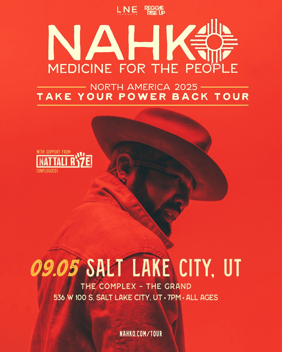 lnepresents's tweet image. Coming up NEXT at @ComplexSLC 🔥

9.05 - @nahko_and_mftp
9.16 - @TeeGrizzley
9.18 - @ThatMexicanOT
9.26 - @staceyryanmusic
10.23 - @surfergirlmusic
11.13 - @EliYoungBand
12.04 - (LOW TIX⚠️) @ChrisWillx

+ More OTW🎵

LNEPresents.com 🔗

#LNE #ComplexSLC #ReggaeRiseUp
