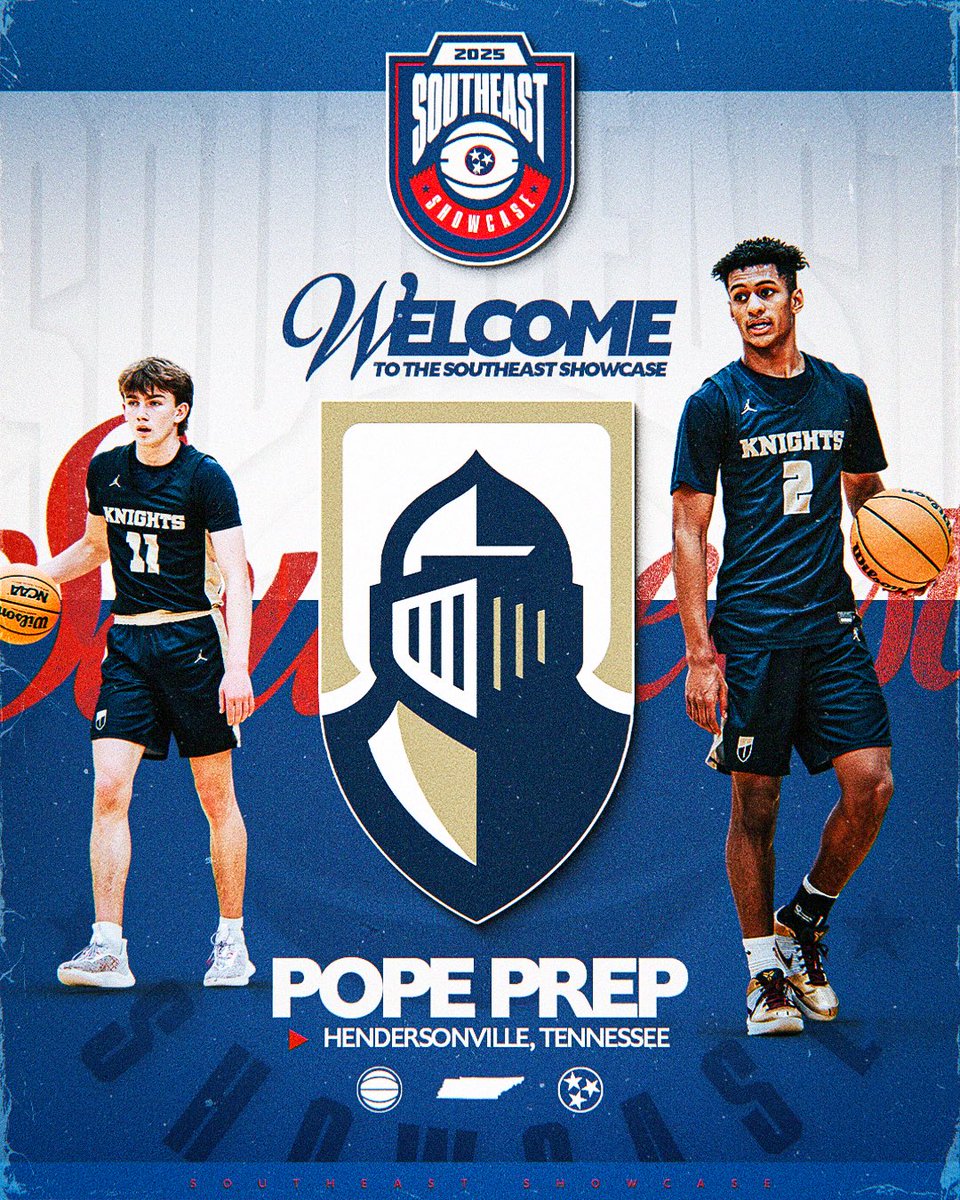 𝑾𝒆𝒍𝒄𝒐𝒎𝒆 𝒕𝒐 𝑺𝒐𝒖𝒕𝒉𝒆𝒂𝒔𝒕 𝑺𝒉𝒐𝒘𝒄𝒂𝒔𝒆‼️ <a href="/JPIImbb/">JPII Mens Basketball Team</a> 

Our host school, Pope John Paul II, is our first school we want to welcome to the Southeast Showcase! Pope will be led by possibly the best core of guards in the state and headlined by Peach Jam Champion Trey