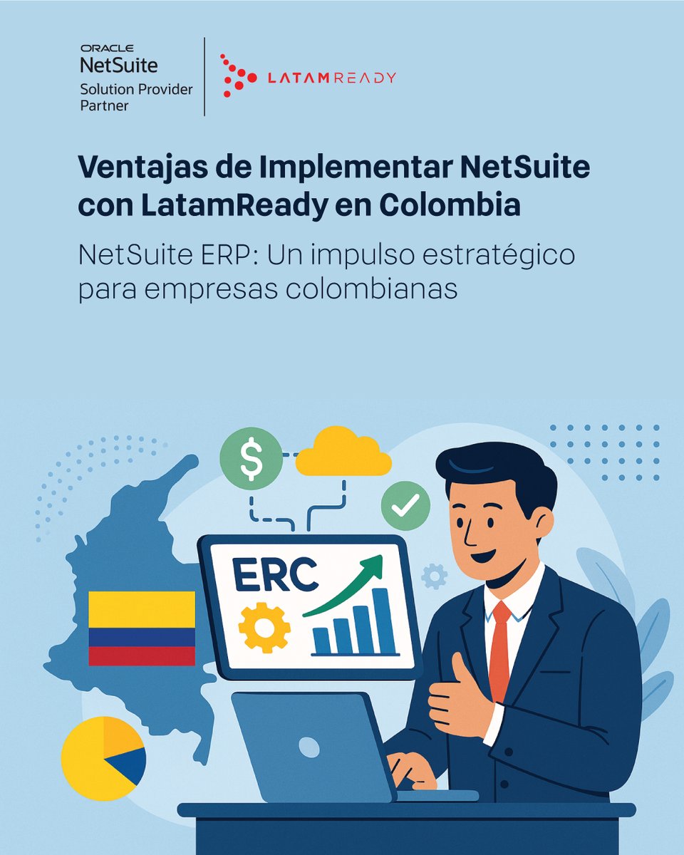 🚀 Impulsa el crecimiento de tu empresa colombiana con NetSuite y LatamReady.

Optimiza operaciones, mejora la visibilidad financiera y asegura el cumplimiento fiscal con ERP en la nube.

🔗 Lee el blog aquí: latamready.blog/ventajas-de-im…

#ERP #NetSuite #LatamReady #Colombia