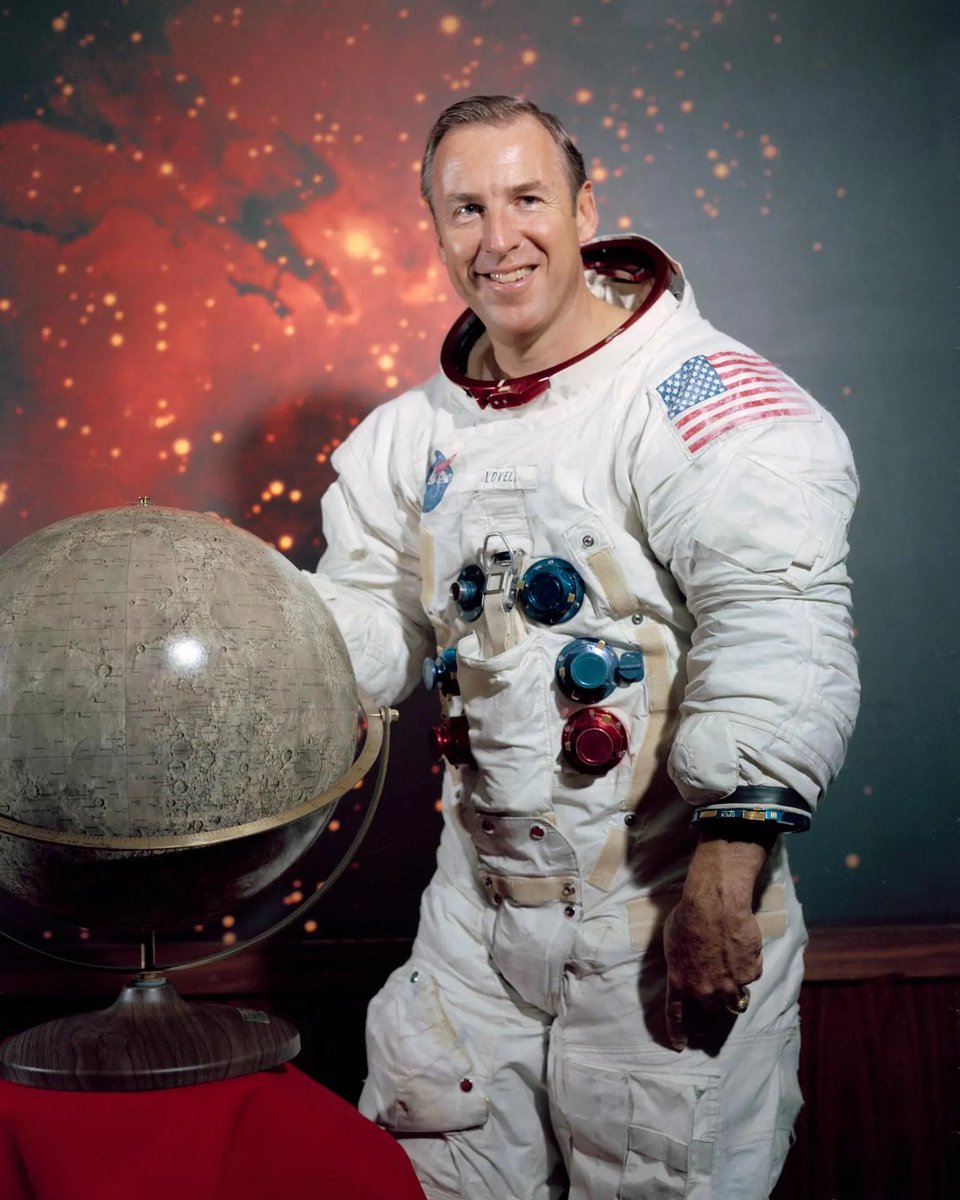 sentdefender's tweet image. Jim Lovell, an American Astronaut known for  being the Commander of the Apollo 13 Mission to the Moon, as well as a Naval Aviator and Test Pilot, has died aged 97.