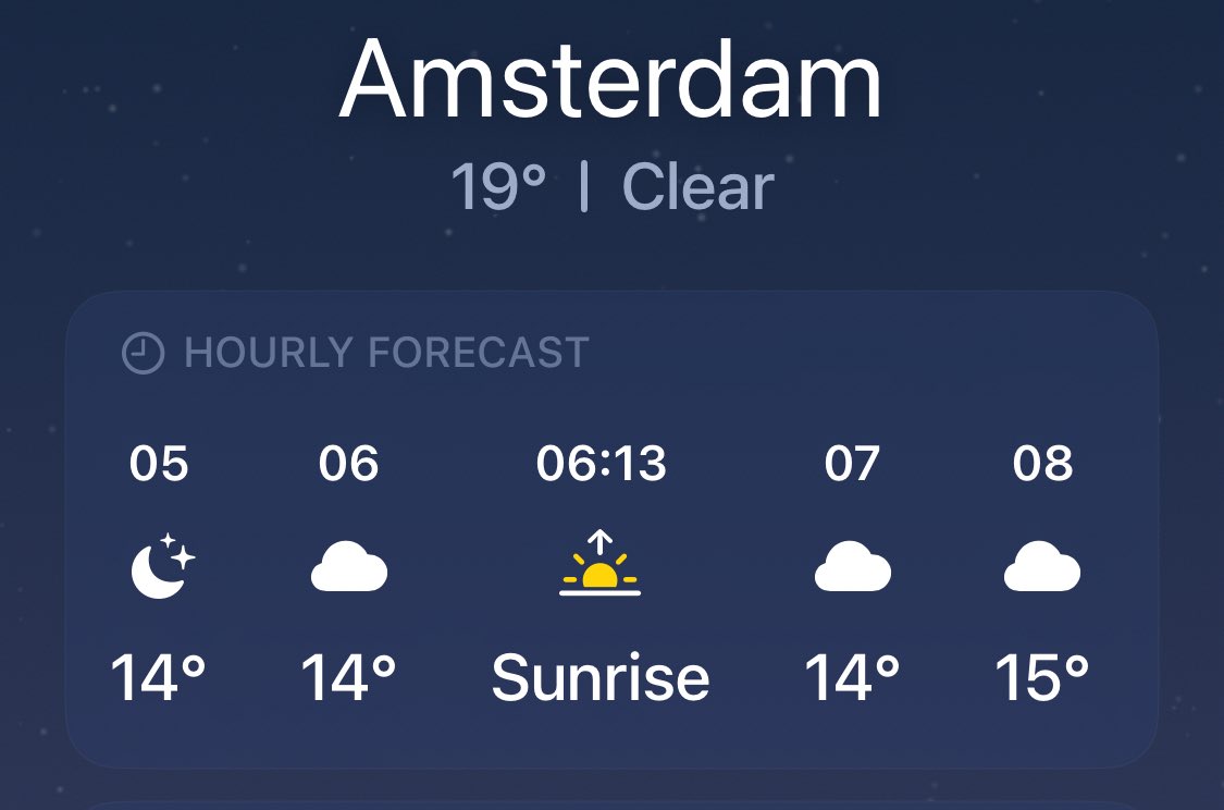 look when the sun rises tomorrow in JINsterdam 🥹🥹