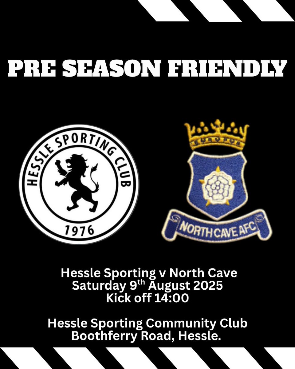 Final pre season game is upon us. 

The lads will be ready to go and hoping to end on a high. 

Get down to show your support. 
Clubhouse bar open from 12.