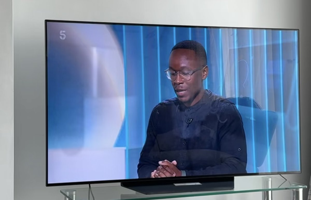 Made my 5 News debut today 🥺📺