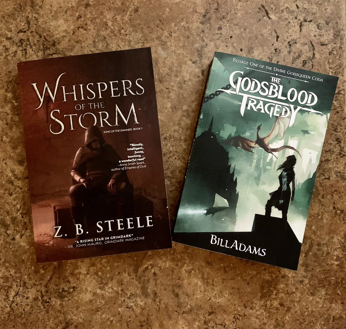 Thomas Howard Riley is an evil wizard (@ornithopteryx) on Twitter photo Bookmail!
One I’m already reading the ebook of and the other’s ebook has been winking at me from my kindle library
But both were pretty enough that I needed to hold them
Featuring my boys <a href="/williamjadams3/">Bill Adams - Willow Wraith Press</a> and <a href="/ZB_Steele/">Z.B. Steele</a> Bookmail!
One I’m already reading the ebook of and the other’s ebook has been winking at me from my kindle library
But both were pretty enough that I needed to hold them
Featuring my boys <a href="/williamjadams3/">Bill Adams - Willow Wraith Press</a> and <a href="/ZB_Steele/">Z.B. Steele</a>