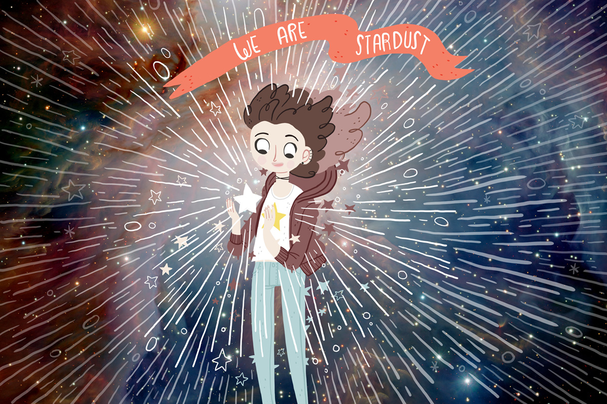 Did you know you're made of material from stars? ✨
It's true! Many of the atoms in your body formed in other stars. This is one of the most fascinating discoveries science has ever made.

🔗Here are the details: kids.alma.cl/en/did-life-or…