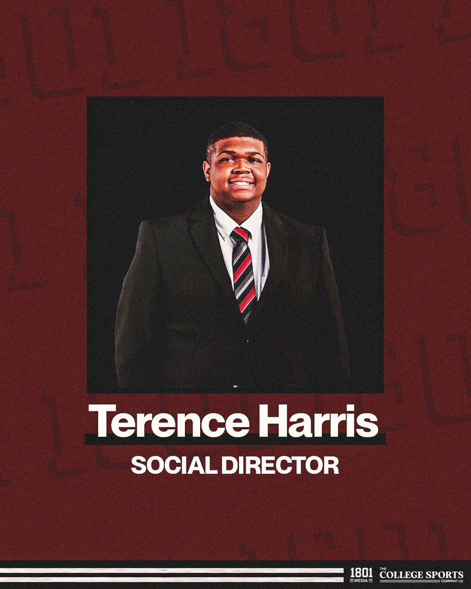 1801 Media (@1801mediaco) on Twitter photo Excited to announce <a href="/jayden_terence/">Terence Harris</a> as the Official Social Director for 1801 Media 🔥
Terence is a rising Sophomore at USC from Blythewood, SC. He is a die-hard Gamecock Fan who has been working as a Social Manager for the 1801 network over the past year.
Excited for him to Excited to announce <a href="/jayden_terence/">Terence Harris</a> as the Official Social Director for 1801 Media 🔥
Terence is a rising Sophomore at USC from Blythewood, SC. He is a die-hard Gamecock Fan who has been working as a Social Manager for the 1801 network over the past year.
Excited for him to