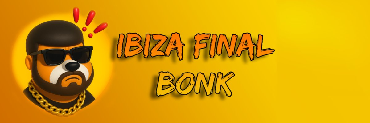 The Ibiza Final Bonk has entered the pool party. 💦
DJ? Fired. Charts? Pumped.
$FINALBONK is vibing harder than your ex in Mykonos.

CA: BwTfh6CQbQVXMazbju4ZuKWctM7RP71P3Yo3H1mVbonk

#FINALBONK