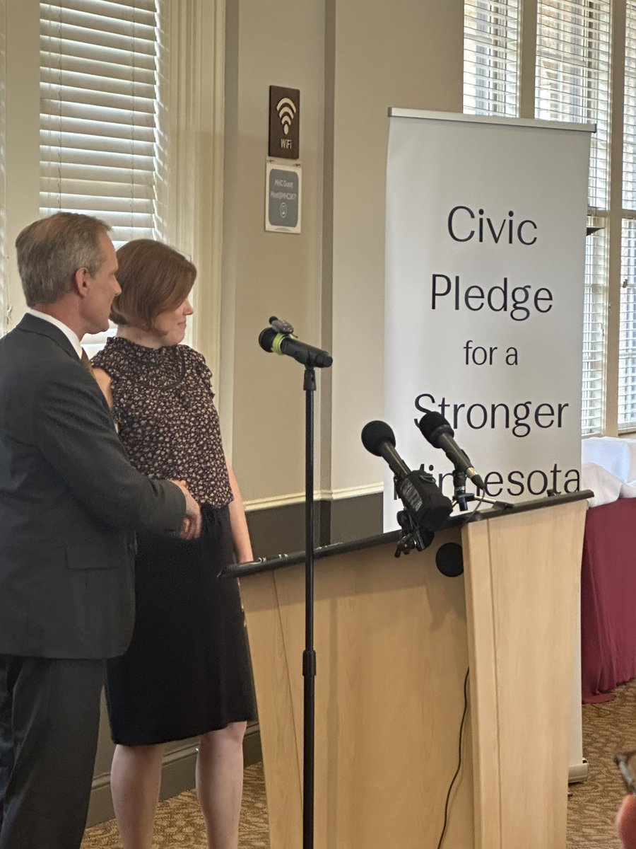 mlahammer's tweet image. Meet the many leaders taking the Civic Pledge and another bipartisan duo who share a legislative district and goal to do better together after the violence here. @majority_middle @tptAlmanac