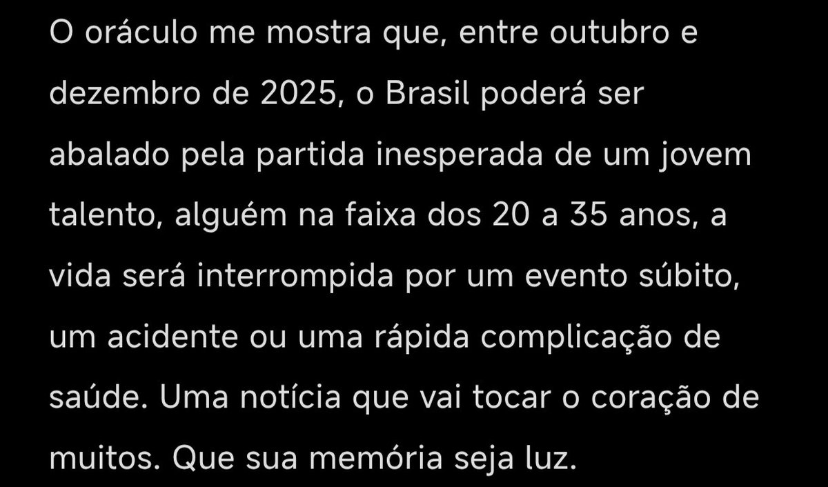 Previsões tweet media