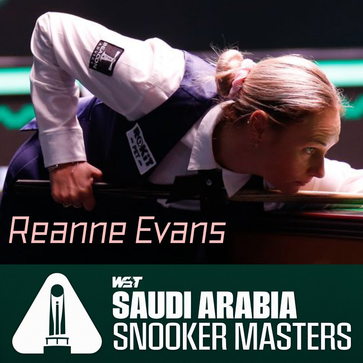 SAUDI ARABIA SNOOKER MASTERS 2025 🇸🇦
Last 144

Congratulations to Reanne Evans on victory !
This is already her 3rd success in the new season !

  Keep going, <a href="/evans_reanne/">Reanne Evans MBE</a>

Reanne Evans 🏴󠁧󠁢󠁥󠁮󠁧󠁿 4-2 Kreishh Gurbaxani 🇮🇳

#BattleOnTheBaize
