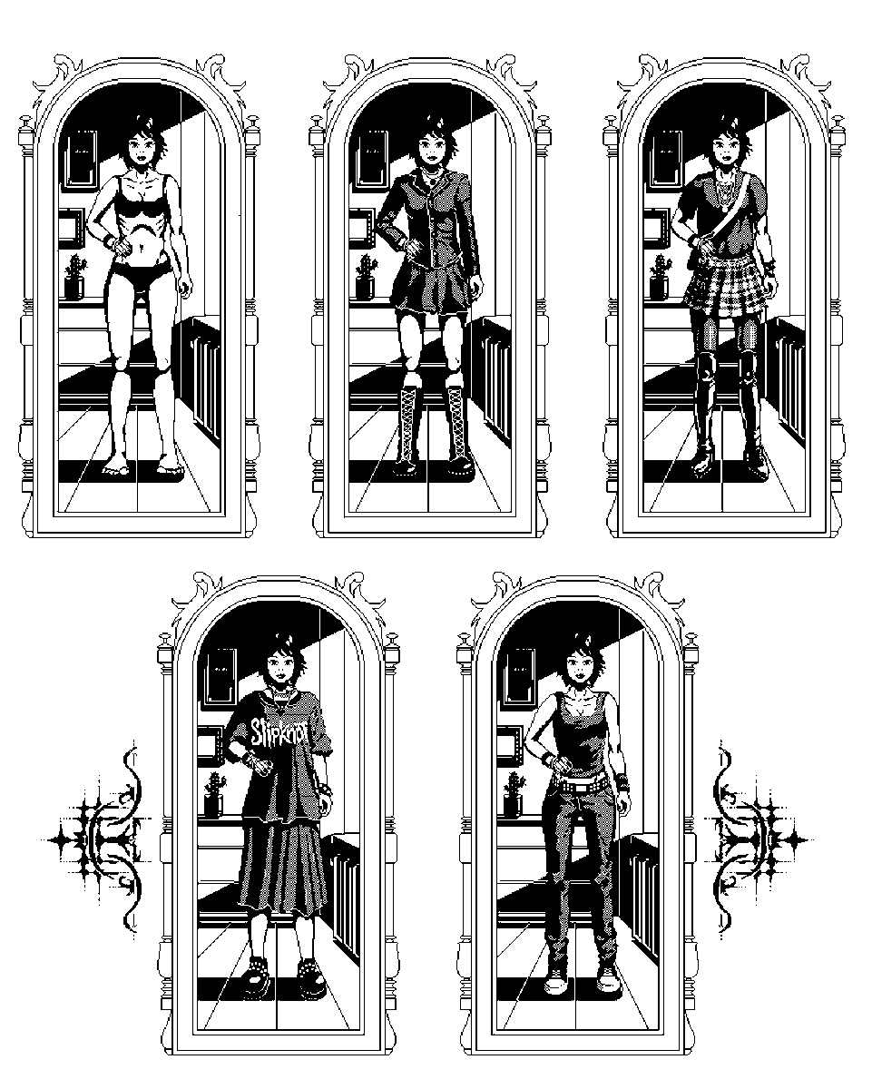 Static version/ I forgot that you can't open gifs on the full screen in x

#pixelart #ドット絵 #1bit
