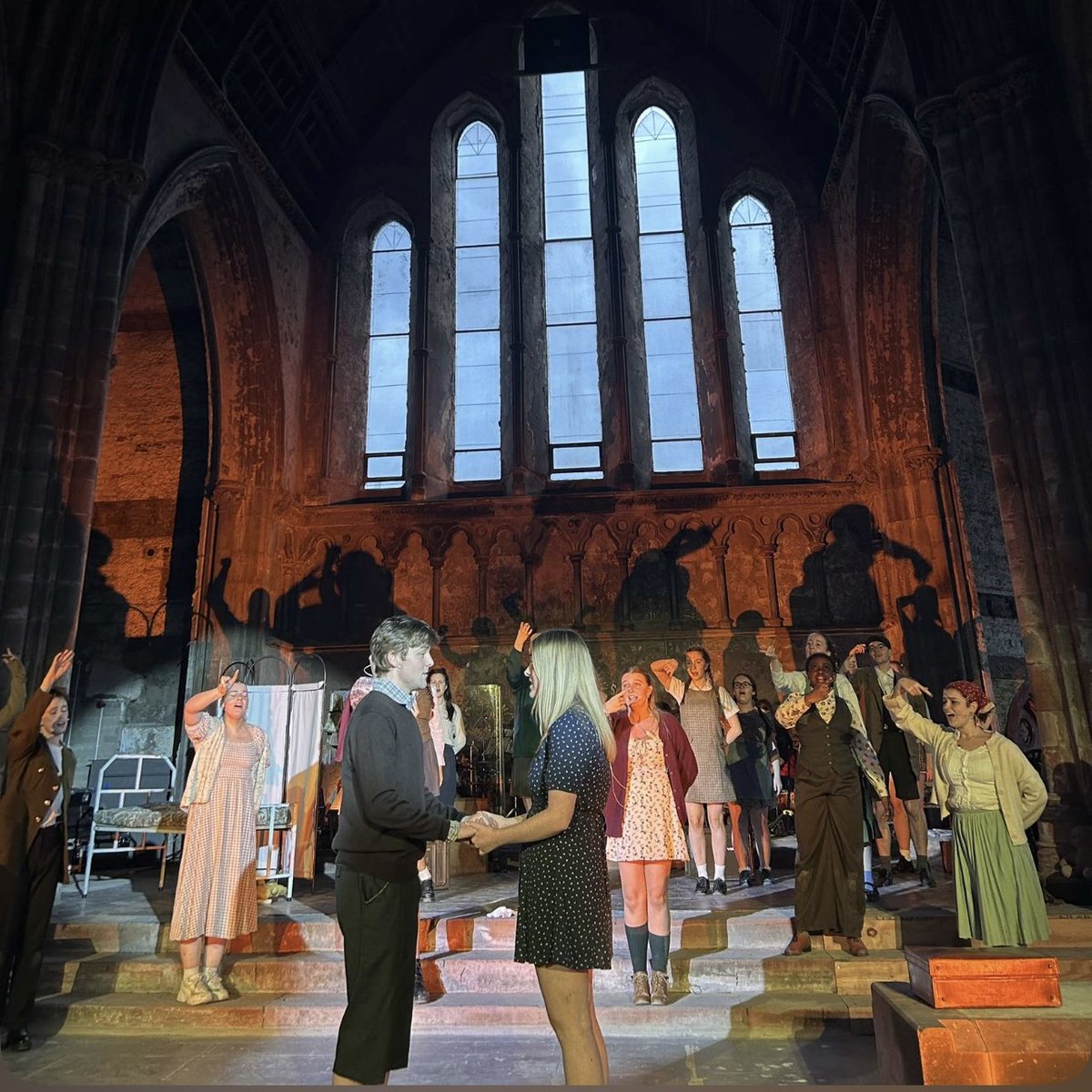 #Theatre #Review at #SiArtsNI - Alice By Heart - "a triumphant and lively accomplishment".

The NI Premiere run of this hugely enjoyable musical, from MMK Productions, concludes on Saturday August 9.

Read more here. tinyurl.com/4d7t33zu