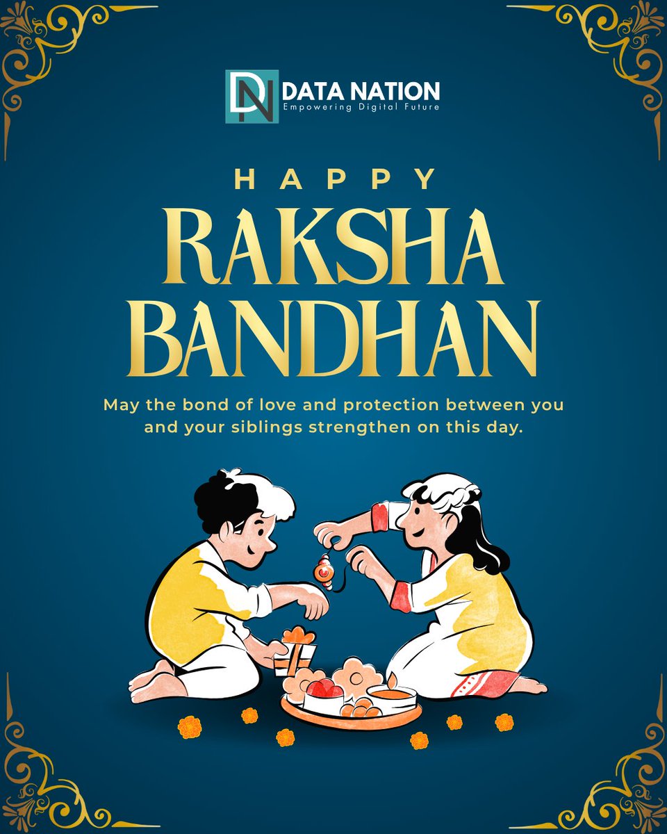 datanation_in's tweet image. Happy raksha bandhan #datanation #rakshabandhanspecial