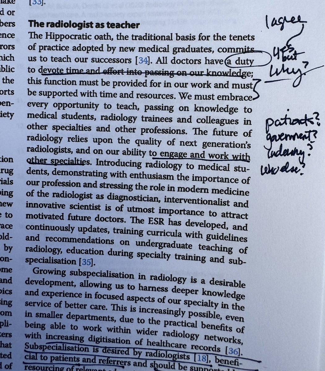 WendeNGibbs's tweet image. From today’s pool reading ☺️- more questions than answers

(And a great article from @InsightsImaging 2022 - Roke of the #radiologist in the changing world of #healthcare)
