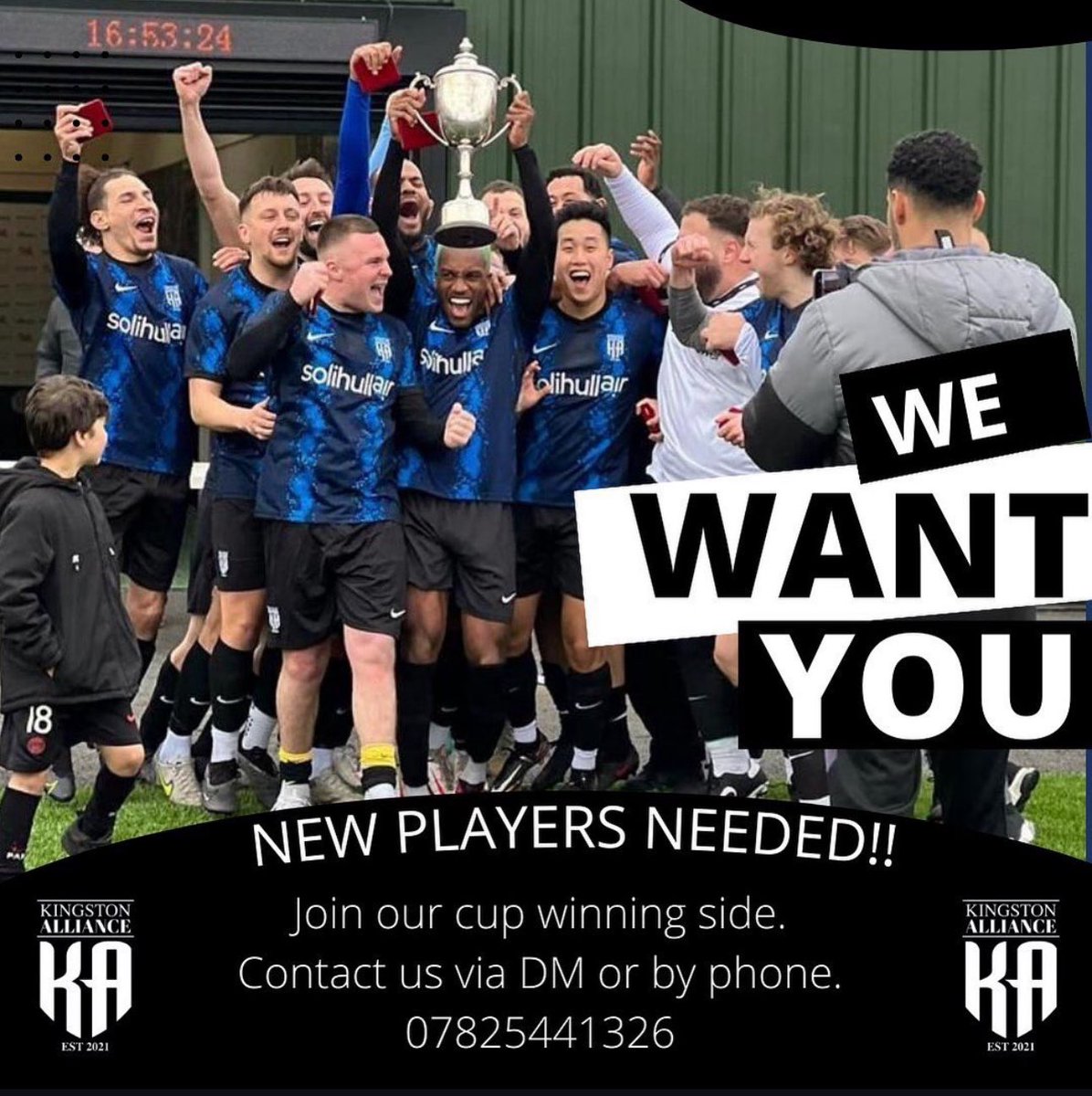 Last attempt, make or break. Any players interested in joining us for the season ahead, get in touch.