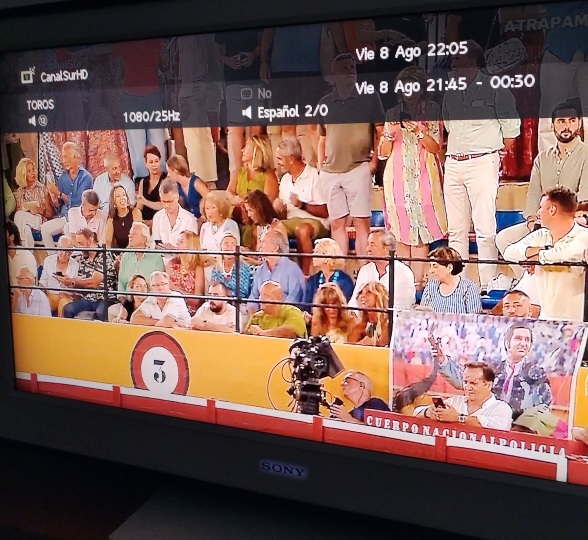 La mezquita de Córdoba ardiendo y el Canal Sur de Juanma Moreno retransmitiendo la tortura animal.