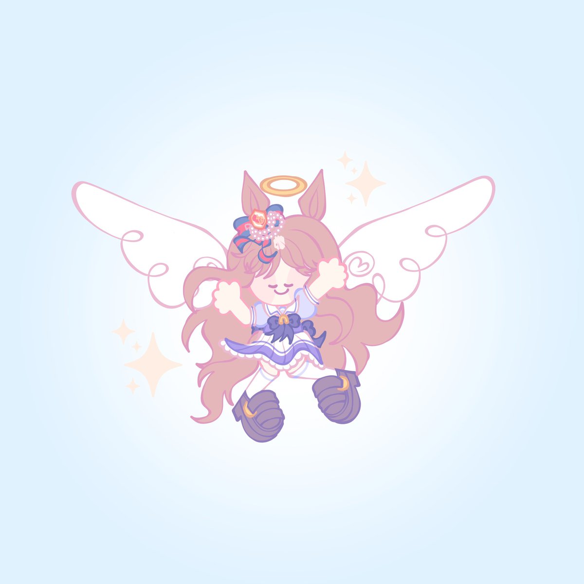Rest well, Grass Wonder. 
#Umamusume
#ウマ娘
#GrassWonder
#グラスワンダー