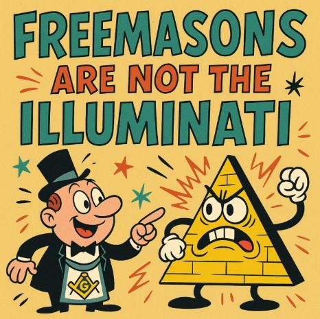🔍 Freemasonry is NOT the Illuminati! 🛑

Dear friends,
We want to remind everyone that Freemasonry has nothing to do with the so-called “Illuminati” — a term that has unfortunately been hijacked by scammers trying to deceive people online.

🧱✨ #Freemasonry #NotIlluminati