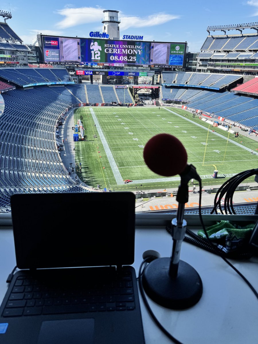 Mike Riley (@sargevox) on Twitter photo First and ONLY pre-season game at <a href="/GilletteStadium/">Gillette Stadium</a> tonight!
And <a href="/TomBrady/">Tom Brady</a> statue being unveiled in front of <a href="/TheHall/">The Hall presented by RTX</a>
Let’s go <a href="/Patriots/">New England Patriots</a>!!
#NEPats First and ONLY pre-season game at <a href="/GilletteStadium/">Gillette Stadium</a> tonight!
And <a href="/TomBrady/">Tom Brady</a> statue being unveiled in front of <a href="/TheHall/">The Hall presented by RTX</a>
Let’s go <a href="/Patriots/">New England Patriots</a>!!
#NEPats