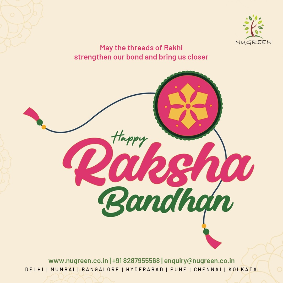 NugreenIndia's tweet photo. Wishing you all a Happy Raksha Bandhan. May this festival of love and protection strengthen the bond between siblings, fostering happiness, harmony, and mutual respect in every relationship.

#HappyRakshaBandhan #SiblingLove #FestivalOfBond #LoveAndProtection #FamilyFirst https://t.co/cTfu2juKPQ