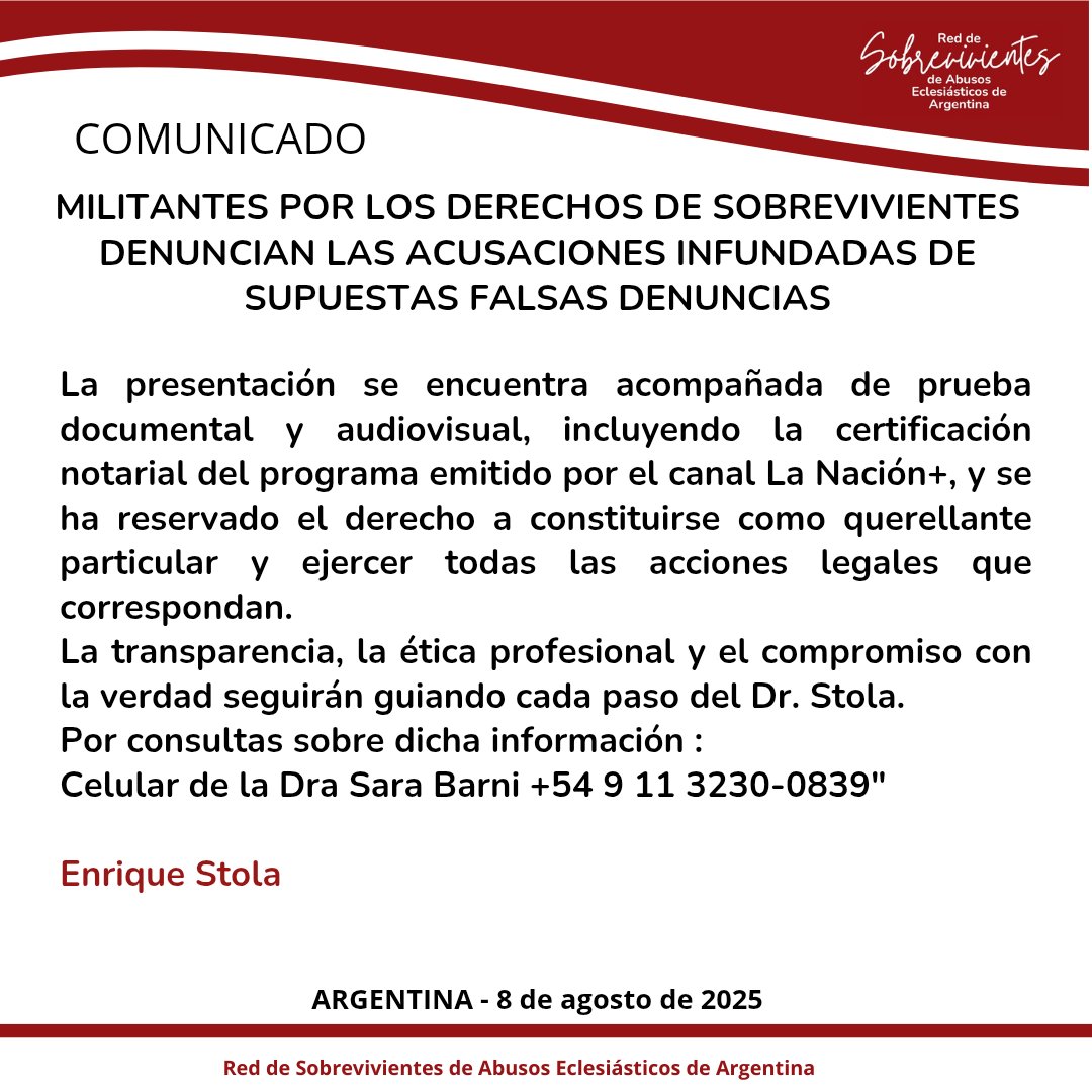 Destacando nuestra gratitud, por cada una de las veces que le solicitamos su intervención,  en las que siempre demostró su adhesión desinteresada a nuestra causa.

<a href="/SaraBarni1/">Sara Barni</a>
<a href="/Stolae/">Enrique Stola</a>
<a href="/jimenakette/">Jimenakette</a>
<a href="/redvivaong/">RedViva</a>
<a href="/pagina12/">Página|12</a>
<a href="/infobae/">infobae</a>
<a href="/izquierdadiario/">La Izquierda Diario</a>
<a href="/UNOentrerios/">Diario UNO</a>
<a href="/elancasti/">El Ancasti</a>