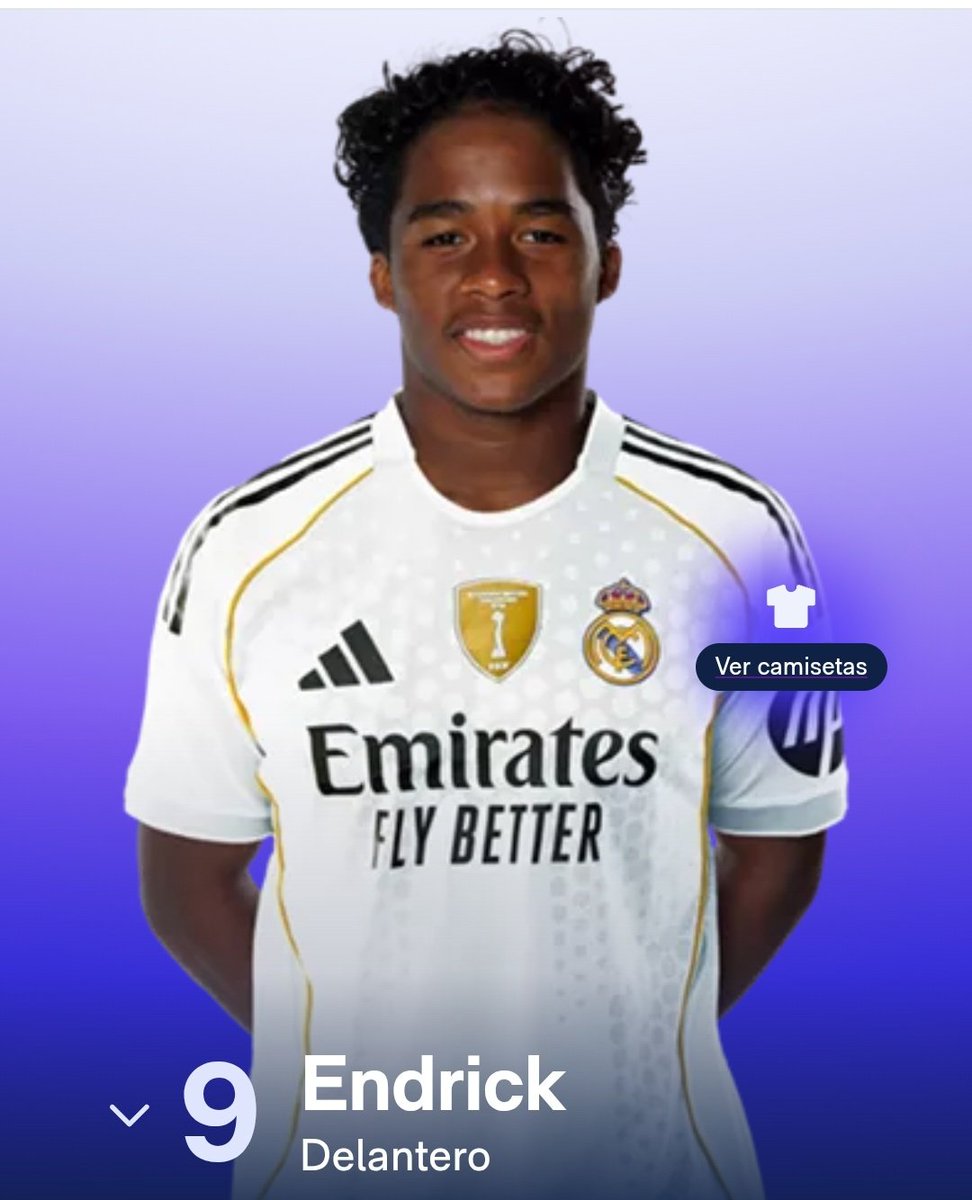 🚨 Endrick is Real Madrid's new number 9!