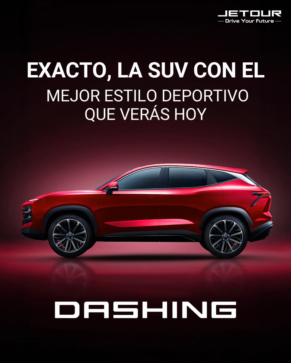 ¿Lo viste? 👀 ​
Es actitud, estilo y potencia en un solo modelo.🚘🔥 ​

📌Conoce más información aquí: bit.ly/46IhcTT​

#Dashing #JetourPerú #Jetour
