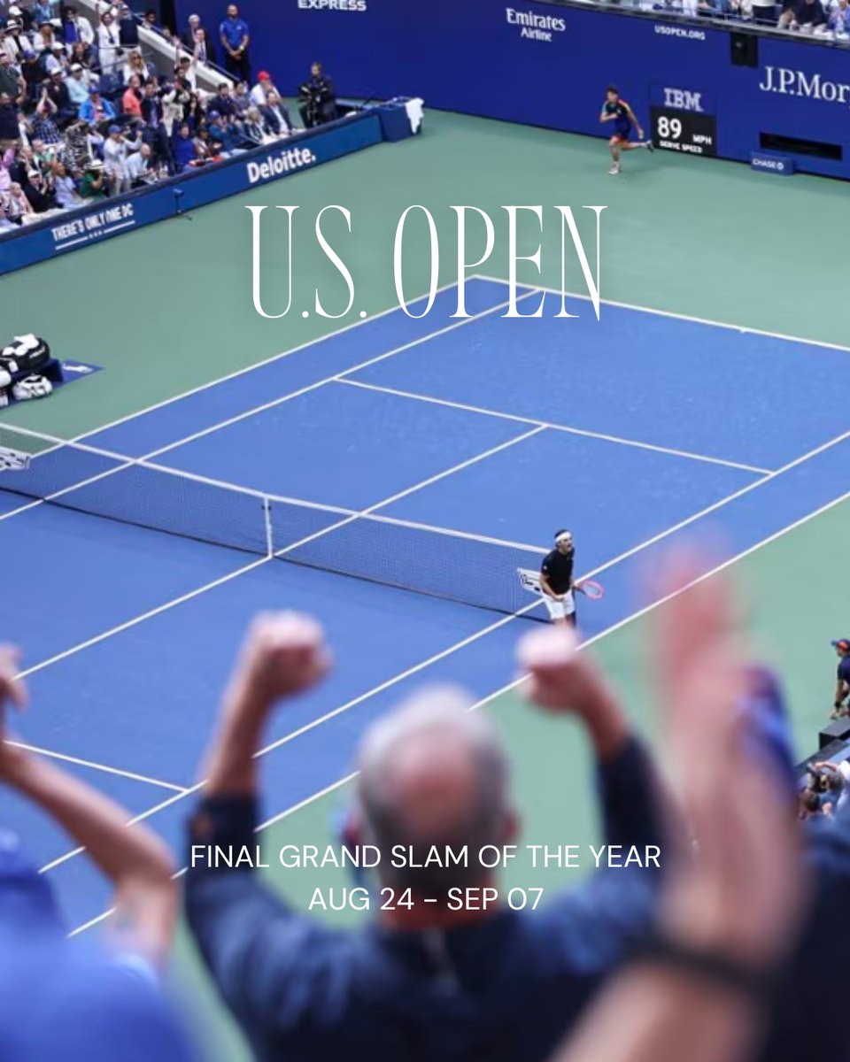 5 reasons to go to the <a href="/usopen/">US Open Tennis</a> (even if you don’t know the difference between a forehand and a backhand):

The Style. On and off the court, it’s a masterclass in late-summer dressing.
The Scene. A rare blend of sport, celebrity, and New York energy.
The Drinks. The Honey Deuce is