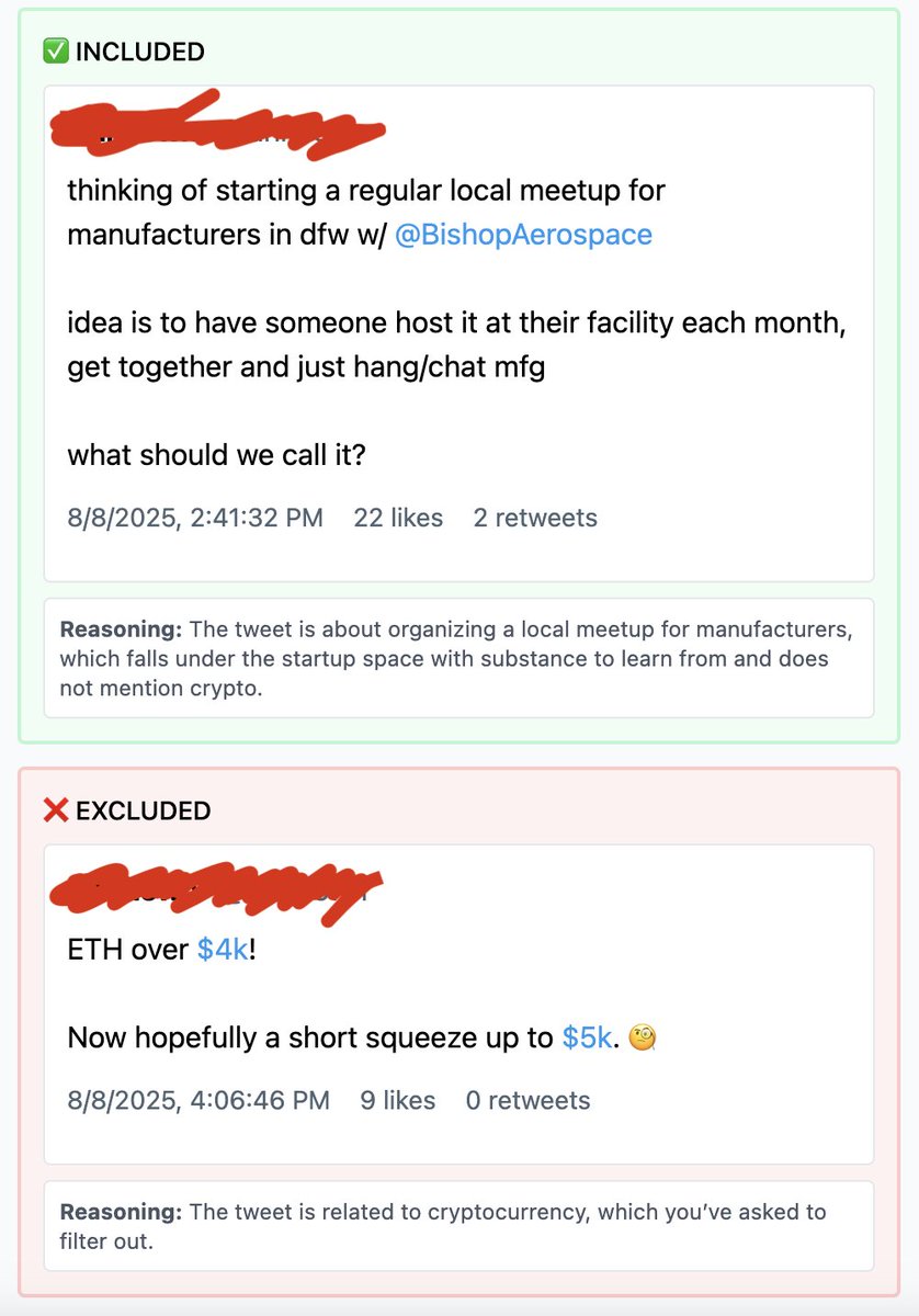 Imagine what I'd accomplish if I didn't spend half my day reading AI slop on X.

Today I built an AI detox button that curates my feed.

Day Two of Build in Public Challenge✅