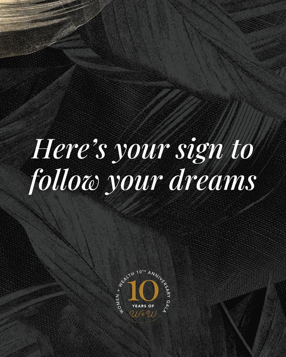 Women + Wealth tweet media