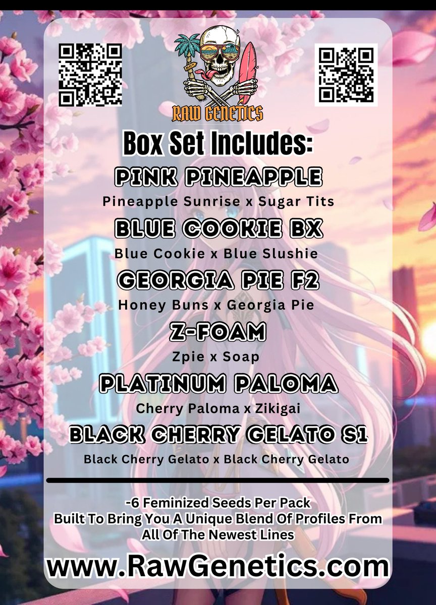 Breeders Choice Box Sets are here for a limited time! 6 carefully selected strains to bring you a wide range of profiles to really fill out your library!