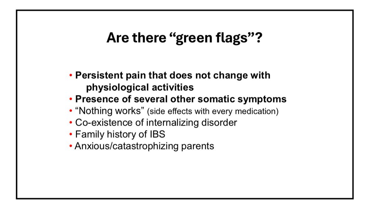 Xiao Jing (Iris) Wang, M.D. (@iriswangmd) on Twitter photo More pearls of wisdom from <a href="/CarloDiLorenzo1/">Carlo Di Lorenzo</a> at #ANMS2025
⛳️Minimize incidental diagnoses —use green flags
🧠Treat the “B” in DGBI—no negative trials of CBT
❌📱Minimize the screens & enhance healthy lifestyle measures 🥗🛏️🏃♀️🧘♀️
👂IBStim works in 🧒 
<a href="/ANMSociety/">ANMS</a> More pearls of wisdom from <a href="/CarloDiLorenzo1/">Carlo Di Lorenzo</a> at #ANMS2025
⛳️Minimize incidental diagnoses —use green flags
🧠Treat the “B” in DGBI—no negative trials of CBT
❌📱Minimize the screens & enhance healthy lifestyle measures 🥗🛏️🏃♀️🧘♀️
👂IBStim works in 🧒 
<a href="/ANMSociety/">ANMS</a>