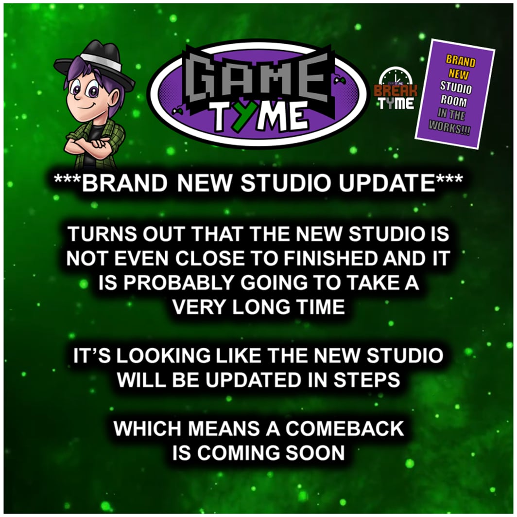 Here's the "Brand New Studio" #update... Expect a #comeback #comingsoon

#twitch #livestreaming #gaming #comedy #silly #funny #entertainment