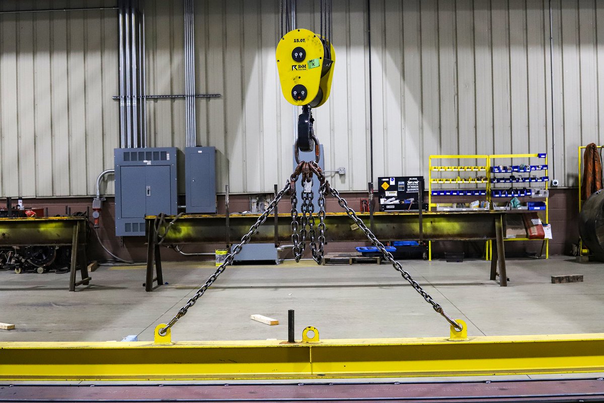 Proper rigging is critical to a safe lift! Need to learn more? Book a Basic Rigging Class with our expert trainer.