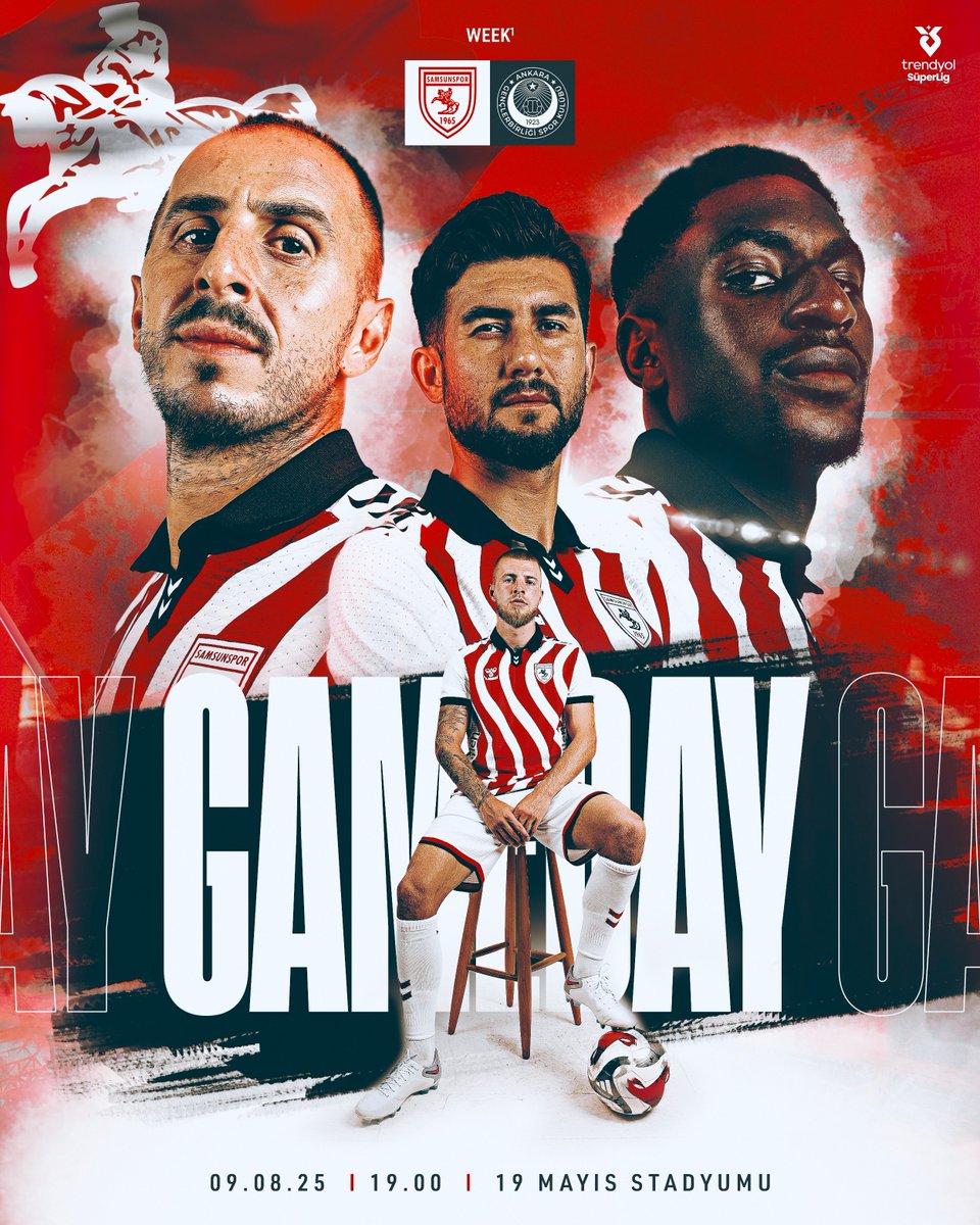 MAÇ GÜNÜ 💪
 
#SamsununMaçıVar
 
#SAMvGB