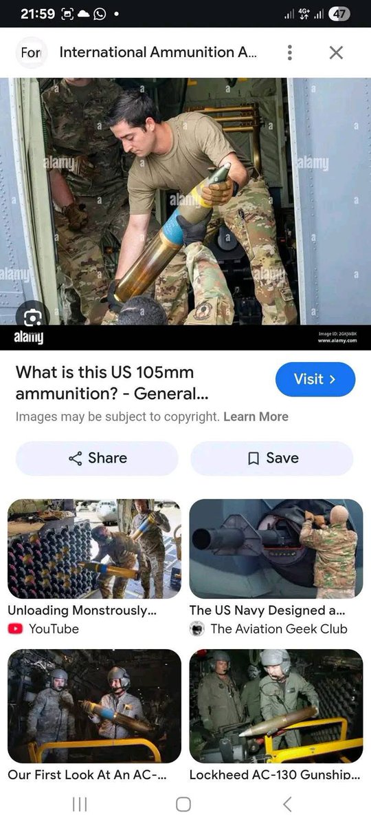 Omar_Hayier's tweet image. Hulskan waa qobka gantaal/madfac ama qolof bir ah oo ka haray  ka dib markii la riday gantaal culus ama madfac, kaasi oo bartilmaameedkiisii ku qarxay. 

Waa madfaca  rasaasta culus ee 105mm kuwaas oo ay adeegsadaan ciidamada Mareykanka marka ay duqeyn ka fuliyaan meel fog,…