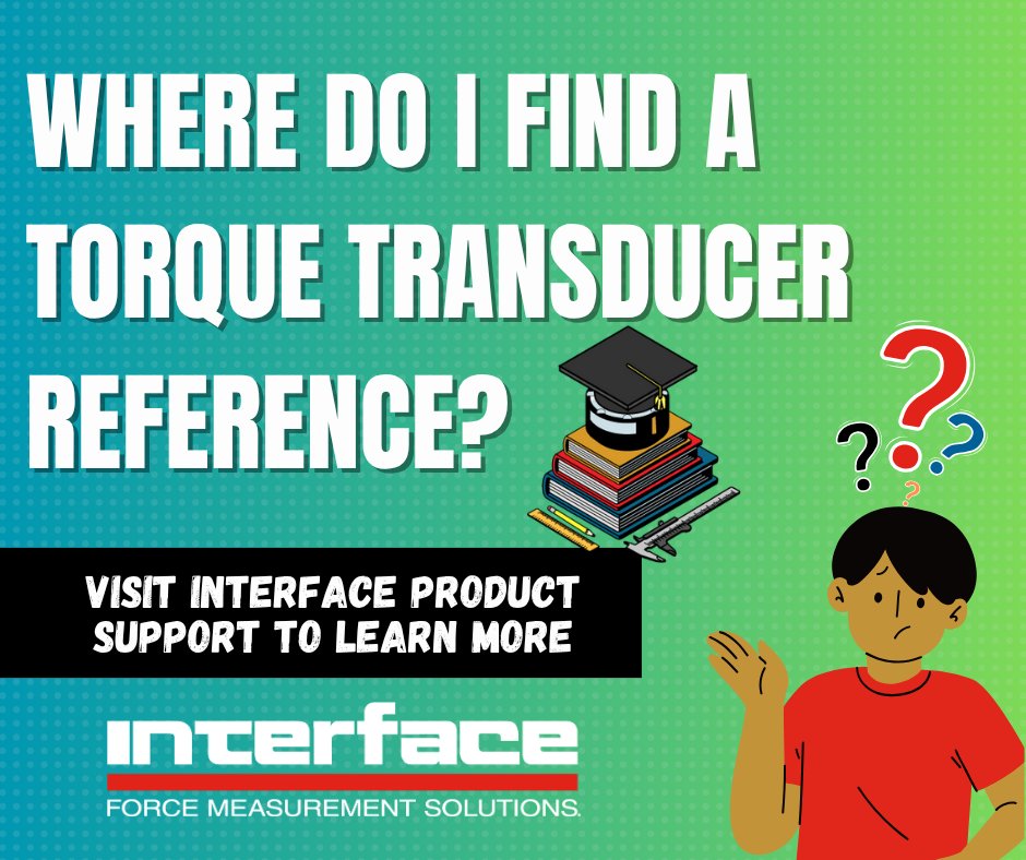 loadcells's tweet image. ⁉️Looking for a quick reference "cheat sheet" for torque transducers? Interface's ForceEDU resource hub has what you need. Get your copy today! interfaceforce.com/wp-content/upl… 
#torque #ForceMeasurement #engineering #loadcells #InterfaceIQ #ForceEDU #testing #sensors
