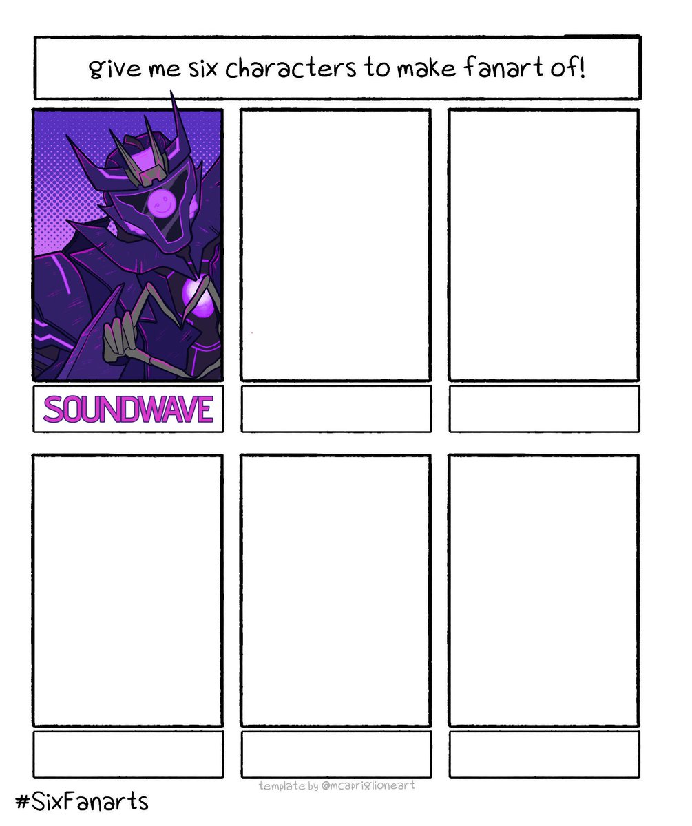 Day one of six fanarts challenge: TFP Soundwave requested by <a href="/DragpopSoda/">DragpopSoda</a> (I choose the character by spinning the wheel of names, and you can still suggest characters under the original post)