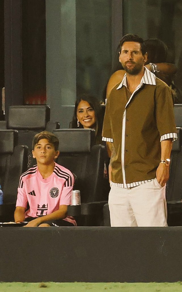 Father &amp; son duo #Messi𓃵