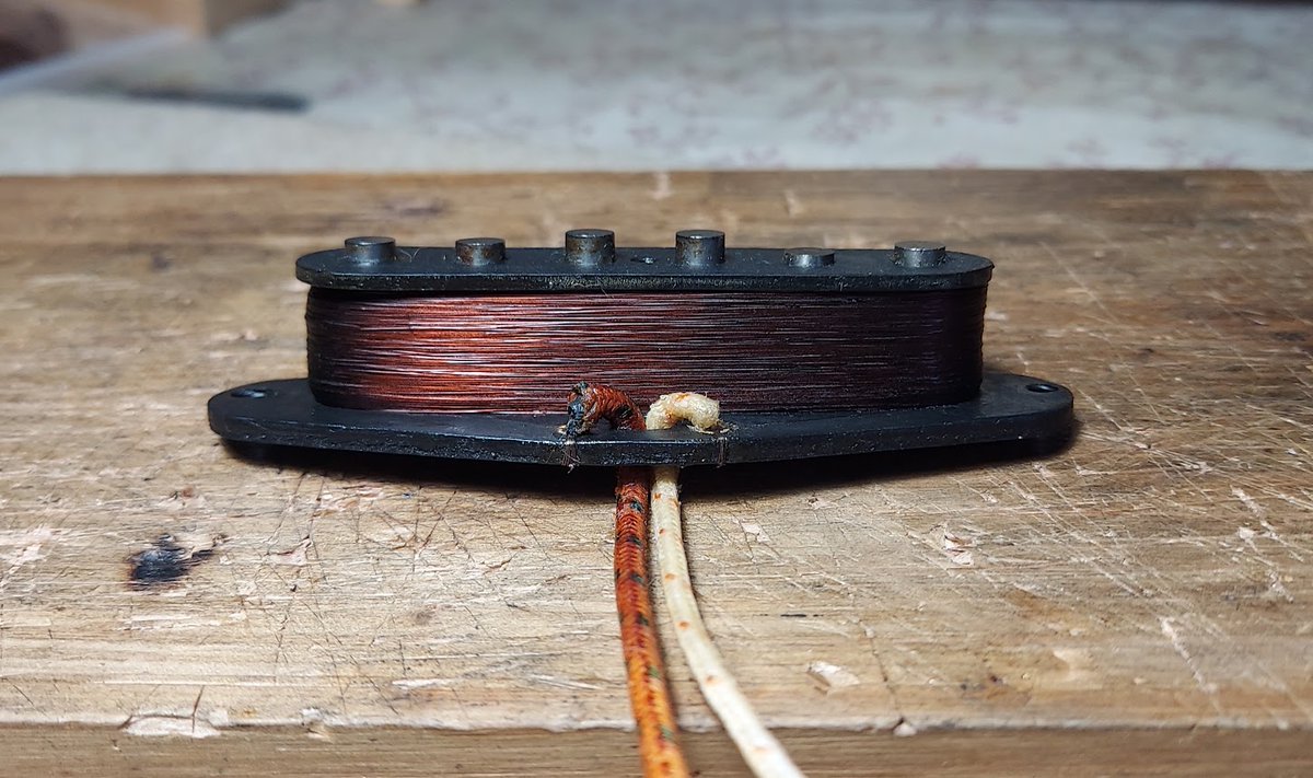 einunikohada666's tweet image. 10年前のCustom Funkmaster Mid Position断線巻き直し終了。

#トモ藤田
#tomofujita
#funkmaster
#tomojustfunky
#strat