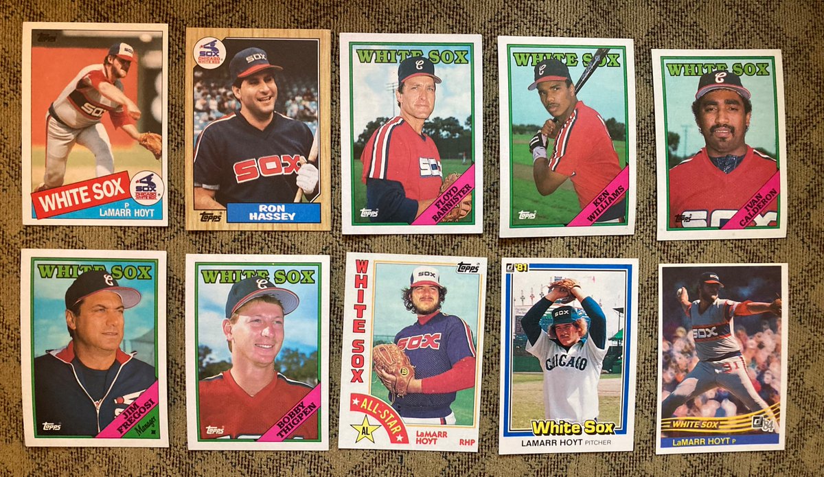 Tubbs Baseball Blog (@bloggertubbs) on Twitter photo A salvo of thank yous to <a href="/JPPlunkett/">JP Plunkett</a> for the gracious giveaway of 10 White Sox cards, highlighted by a quartet of LaMaar Hoyts! A salvo of thank yous to <a href="/JPPlunkett/">JP Plunkett</a> for the gracious giveaway of 10 White Sox cards, highlighted by a quartet of LaMaar Hoyts!
