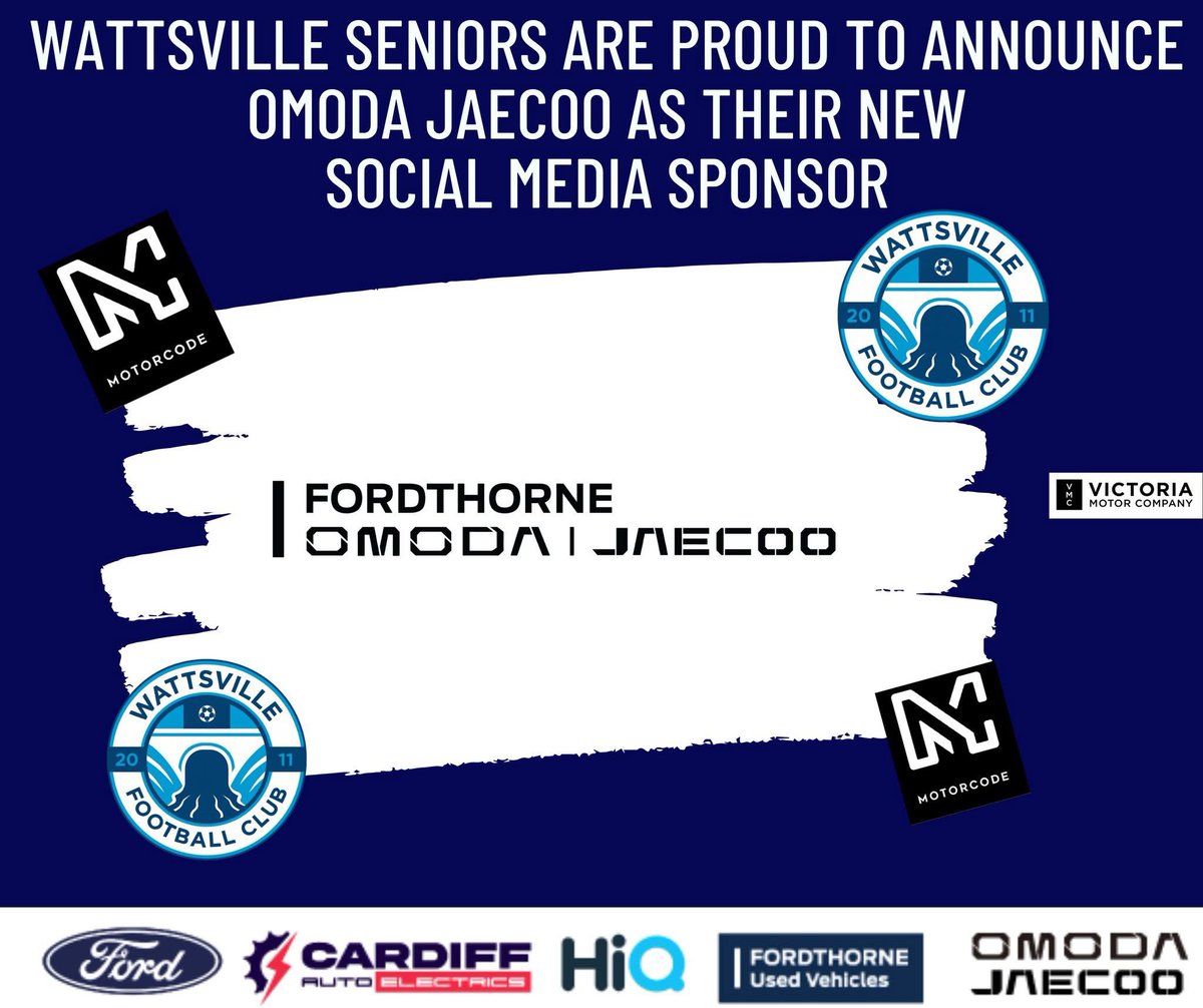 A massive addition to the club as we welcome <a href="/JaecooUK/">JAECOO UK</a> <a href="/OmodaUK/">OMODA UK</a> to our ever growing list of sponsors! 
They will sponsor the senior section this season! 

#TheVille