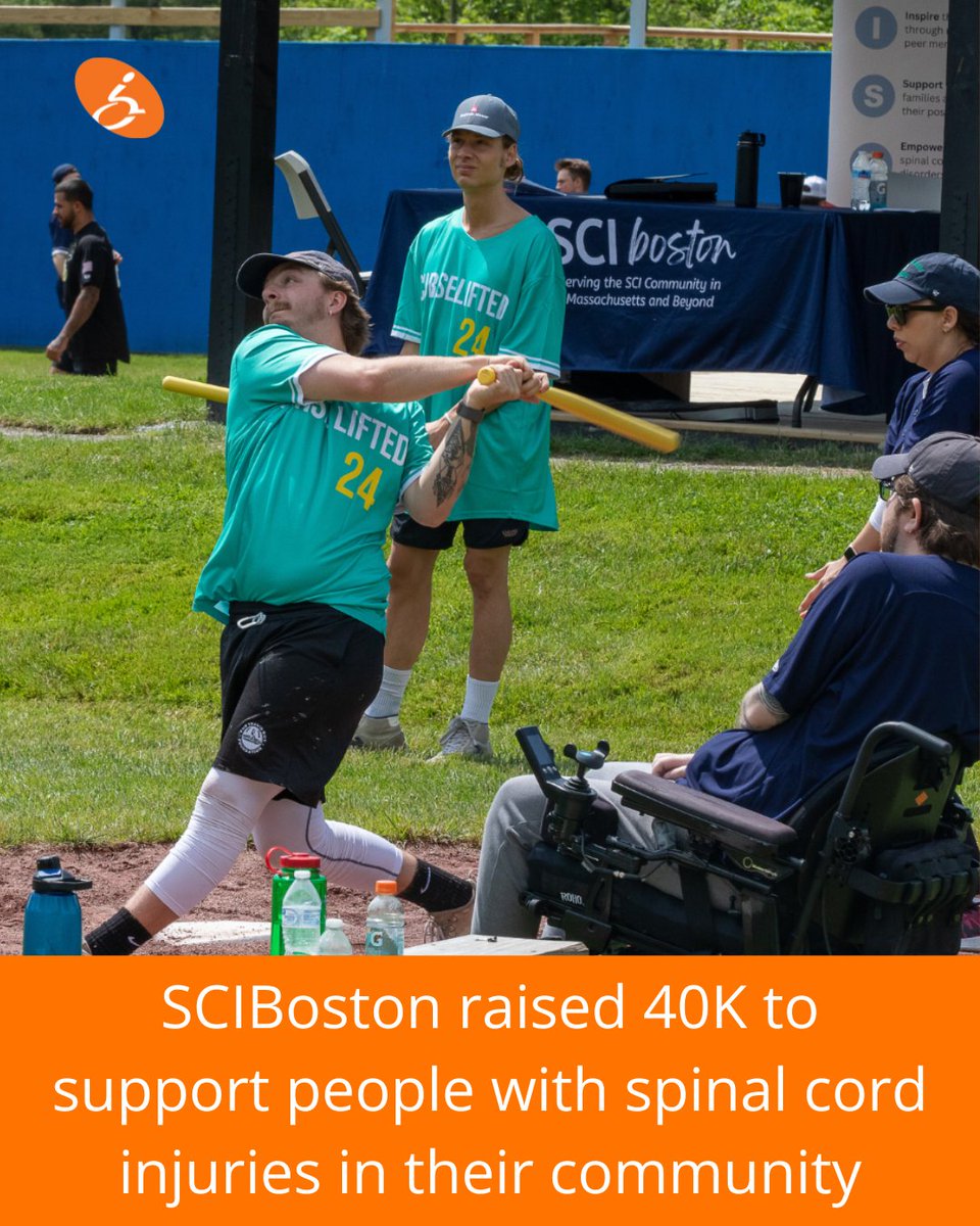 With the support of teams and sponsors, including the NuMotion Foundation, SCIBoston raised $40k at their TR24Legacy Wiffleball Tournament. It will fund grants for durable medical equipment, vehicle modifications and ramps for people with SCI. unitedspinal.org/support/chapte…
