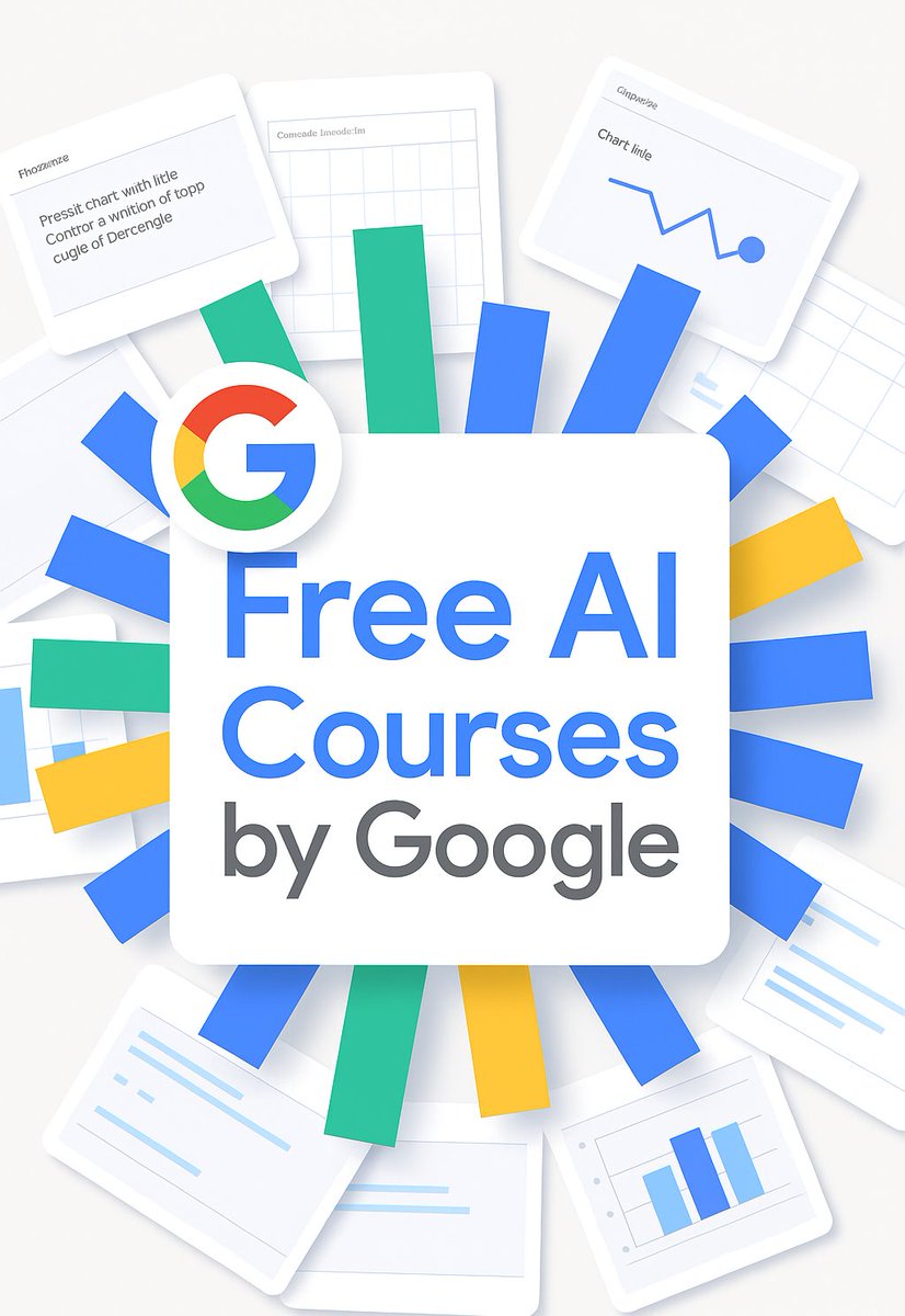 zulkarnaimx's tweet image. 🚨 BREAKING: Google just released a set of free AI courses.
Zero fees. No prior knowledge needed.
Here are 12 courses you definitely don’t want to miss: