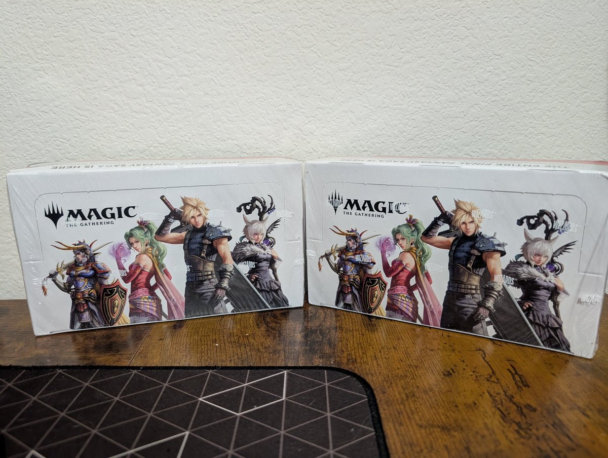 I trophied the MTGArena Direct a bit ago and today the boxes came in! Still feels insane to me that I won it but this is fuckin awesome 😎😎😎I think I'm gonna open one and keep the other for now