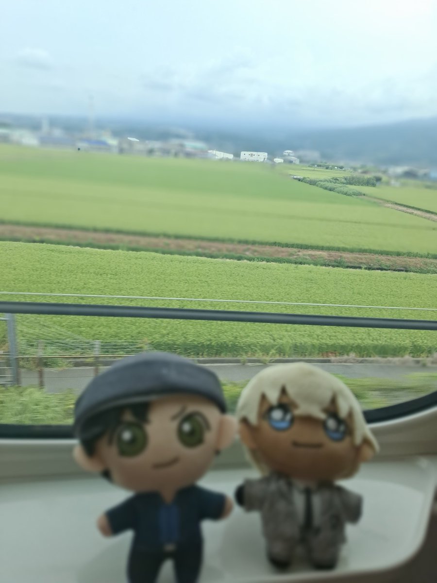 ぬいたちと初めてのお出かけ🚄

富士山🗻見えず😭