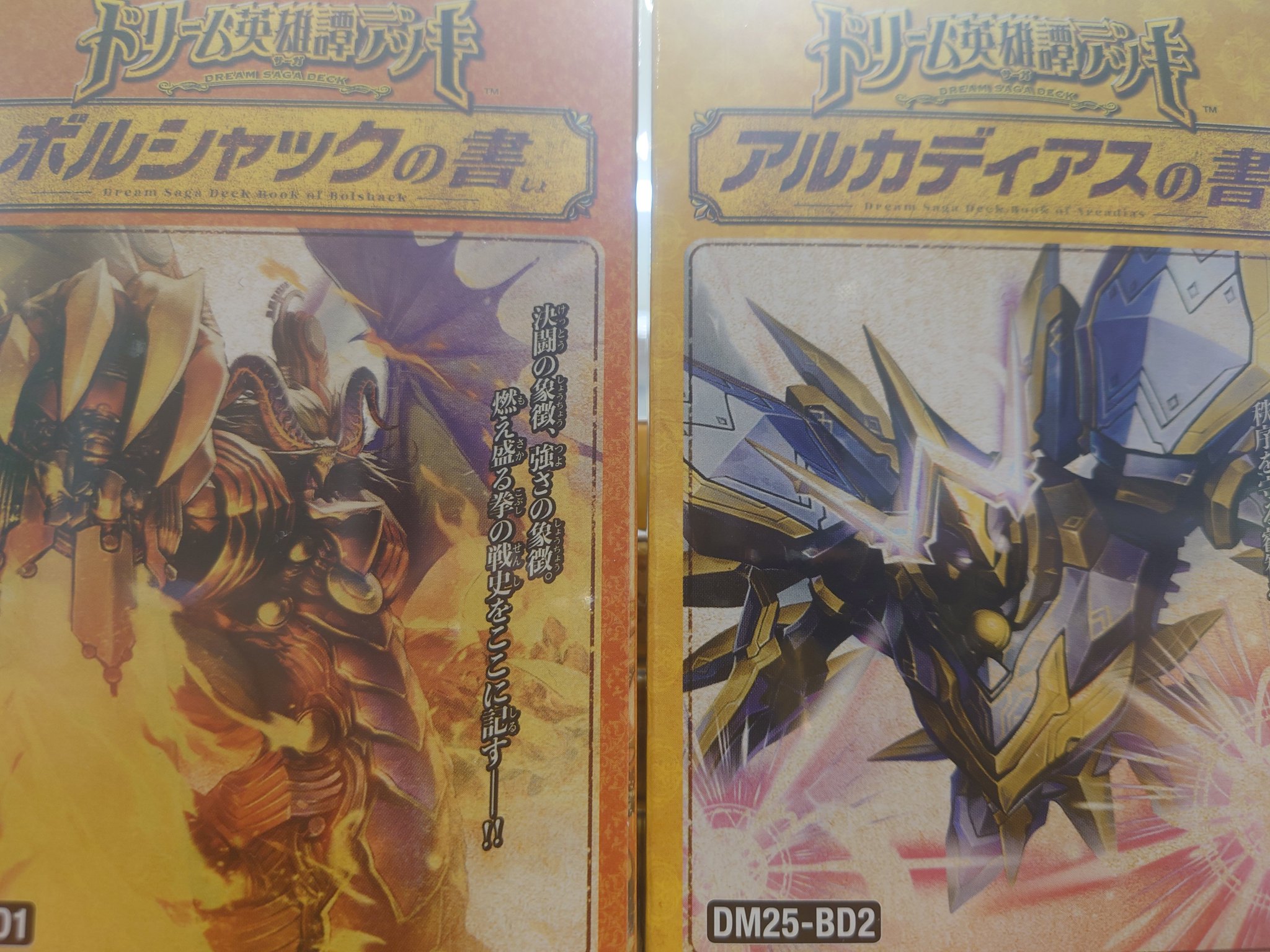 2個set 未開封 アルカディアスの書 ボルシャックの書 ドリーム英雄譚「ボルシャックの書」＆「アルカディアスの書